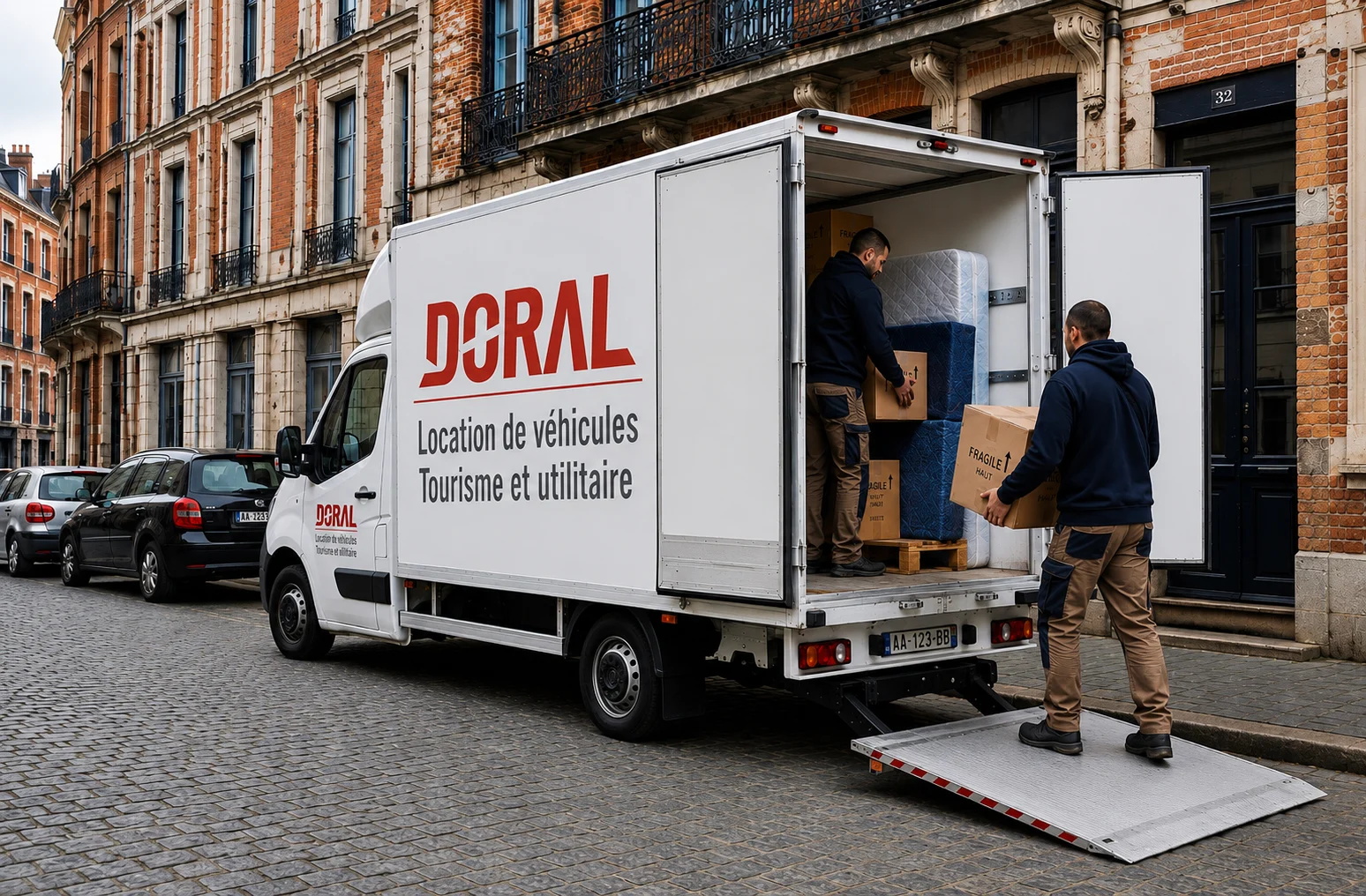 camion utilitaire demenagement
