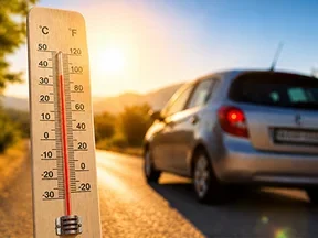 canicule en voiture